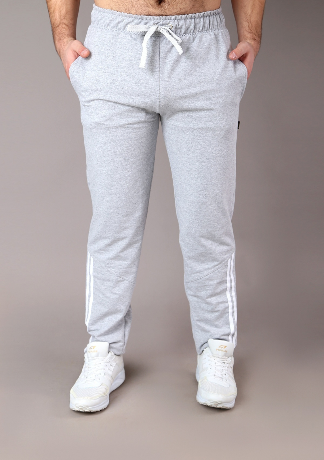 Брюки мужские с лампасами меланж - купить в интернет магазине